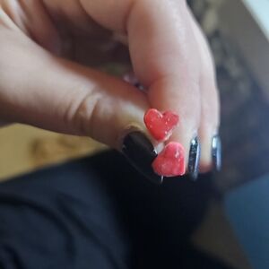 Heart Shaped Nail Art